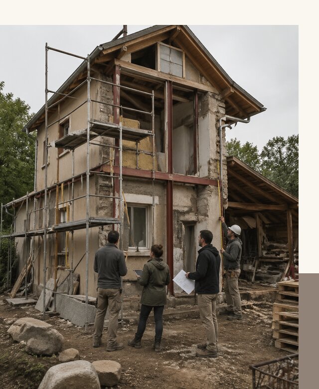 Реконструкция загородного дома под ключ в Кизилюрте от бюро