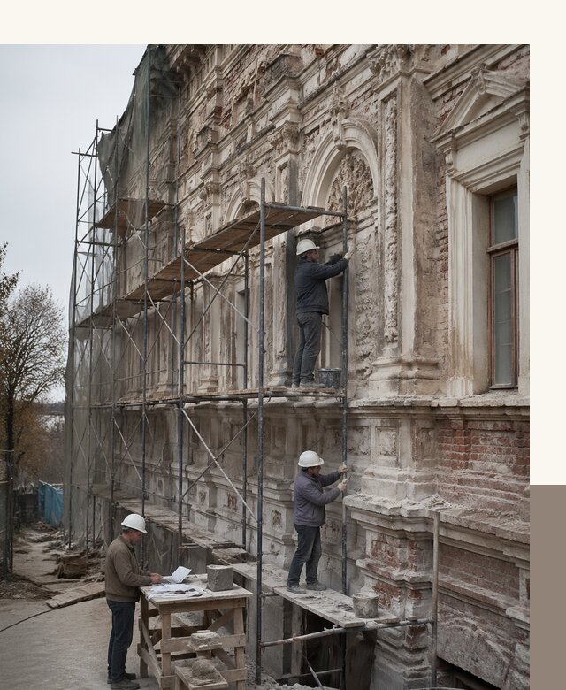 Реставрация объектов культурного наследия под ключ в Кизилюрте